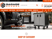 Tablet Screenshot of garageappeal.com